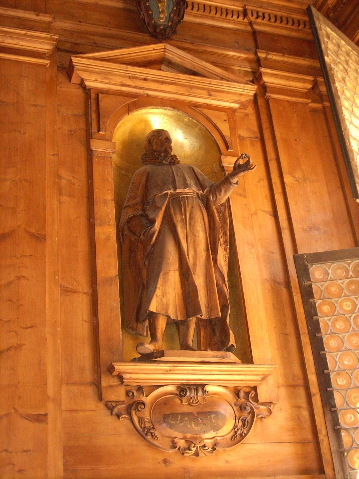 Gaspare Tagliacozzi s statue, Anatomical Theatre, Bologna - 01.JPG